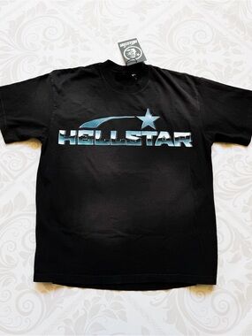 Hellstar Men’s Black Short Sleeve Logo Tee